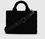 Bolso Karl Lagerfeld tote shearling blk